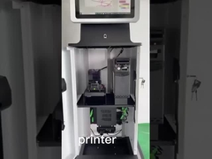 Borne libre-service à écran tactile de 2732 pouces, lecteur de passeport, de cartes, distributeur, enregistrement et paiement